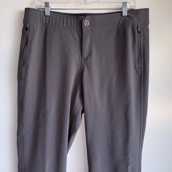 KUHL Frost Softshell 32" Pants Women's Size 14 Gray Hiking Snow Fleece Lined - Picture 2 of 13